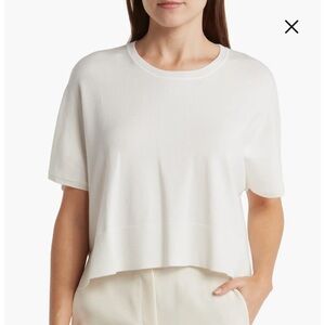 Splendid Jillian Lightweight cropped sweater Tee